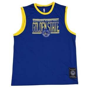 UNK Golden State Warriors Stephen Curry #30 Jersey Tank Men's XL Blue Mesh
